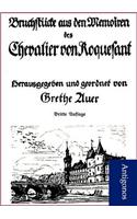 Bruchstücke aus den Memoiren des Chevalier von Roquesant