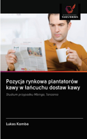 Pozycja rynkowa plantatorów kawy w lancuchu dostaw kawy