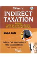 Indirect Taxation (Useful For CMA (inter) Students & Other Specialised Studies)
