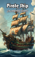 Pirate Ship Coloring Book for Adult