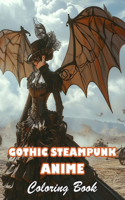 Gothic Steampunk Anime Coloring Book
