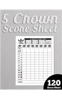 5 Crowns Score Sheets