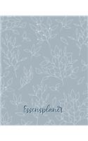 Essensplaner: Wochen und Tages Essensplaner mit Einkaufsliste für 52 Wochen (ein ganzes Jahr), um Ihnen zu helfen, Ihre Finanzen, Gesundheit und Ernährung im Grif(1 Deckel Blaue Blumen Skizze)