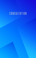 Consultation book: Indexed consultation record book - Client / Customer / Interview / Meetings