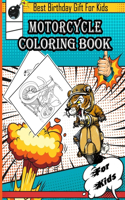 motorcycle coloring book for kids
