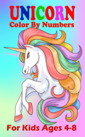 Unicorn Color By Numbers For Kids Ages 4-8