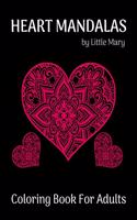 Heart Mandalas Coloring Book for Adults