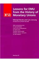 Lessons for EMU from the History of Monetary Unions