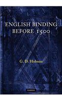 English Binding Before 1500