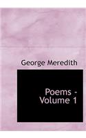Poems - Volume 1: (English)