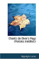 Chants de Divers Pays (Poacsies Inacdites)