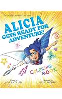 8x10Coloring Book Alicia Gets Ready