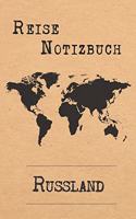 Reise Notizbuch Russland: 6x9 Reise Journal I Tagebuch mit Checklisten zum Ausfüllen I Perfektes Geschenk für den Trip nach Russland für jeden Reisenden