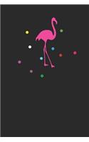 Colorful Bubble With Flamingo: Flamingos Notebook, Dotted Bullet (6 x 9 - 120 pages) Animal Themed Notebook for Daily Journal, Diary, and Gift