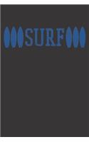Surfing Gift Notebook