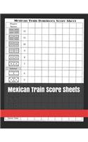 Mexican Train Score Sheets