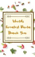 Worlds Greatest Duola Thank You