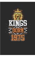 Kings Are Born In 1975: Small Lined Notebook - Birthday Gift or Anniversary Gift Idea