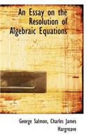 An Essay on the Resolution of Algebraic Equations