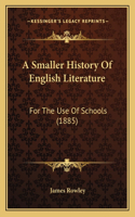 Smaller History Of English Literature