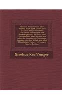 Plenaria Arithmetica: Oder, Rrchen Buch Auff Linien Und Ziffern, Sampt Allezhand Vortheiln, Geschwind Und Behandigkeiten, So Deut- Und Verstandlich, Dass Sie Auch Ein Jed