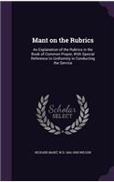Mant on the Rubrics