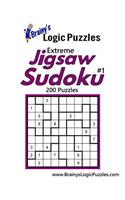 Brainy's Logic Puzzles Extreme Jigsaw Sudoku #1 200 Puzzles