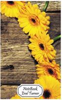 Notebook Journal Dot-Grid, Graph, Lined, Blank No Lined: Yellow Gerber Daisies: Small Pocket Notebook Journal Diary, 120 Pages, 5.5- X 8.5- (Blank Not