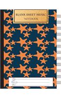 Blank Music Sheet Notebook