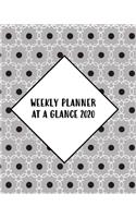 Weekly Planner At A Glance 2020