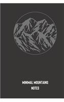 minimal mountains notes
