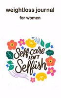 2020 weight loss journal and planner self love lettering with flowers