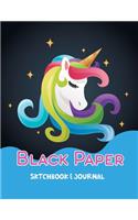 BLACK PAPER SketchBook & Journal