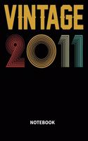 Vintage 2011 Notebook