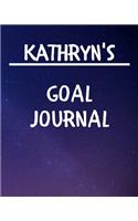 Kathryn's Goal Journal: 2020 New Year Planner Goal Journal Gift for Kathryn / Notebook / Diary / Unique Greeting Card Alternative