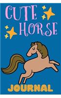 Cute Horse Journal