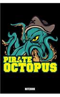 Pirate Octopus Notebook
