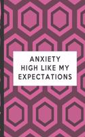 Anxiety High Like My Expectations
