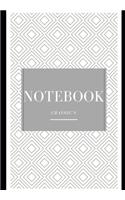 Notebook: 100 blank pages - grey