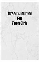 Dream Journal for Teen Girls