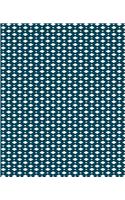 Diamonds Dots Pattern Design School Composition Book 130 Pages