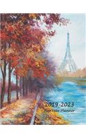 2019-2023 Five Year Planner: 60-Month Schedule Organizer 8.5 x 11 (Eiffel Tower)(2 5 Year Monthly Planner)