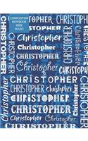 Christopher Composition Notebook Wide Ruled