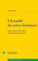 L'Actualite Des Textes Fondateurs