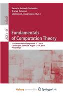 Fundamentals of Computation Theory