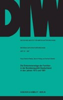 Die Einkommenslage Der Familien in Der Bundesrepublik Deutschland in Den Jahren 1973 Und 1981