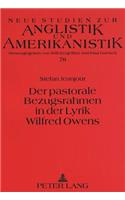 Der pastorale Bezugsrahmen in der Lyrik Wilfred Owens