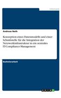 Konzeption eines Datenmodells und einer Schnittstelle für die Integration der Netzwerkinfrastruktur in ein zentrales IT-Compliance-Management: (German)