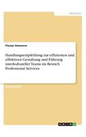 Handlungsempfehlung zur effizienten und effektiven Gestaltung und Führung interkultureller Teams im Bereich Professional Services