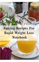 Juicing Recipes For Rapid Weight Loss Notebook